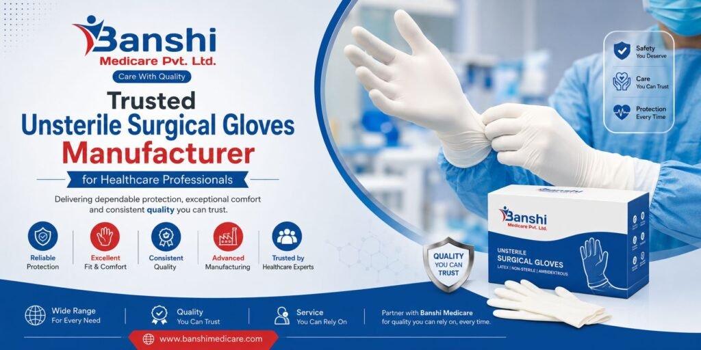 Trusted Unsterile Surgical Gloves Manufacturer for Healthcare Professionals