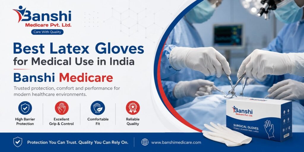 Best Latex Gloves for Medical Use in India: Banshi Medicare